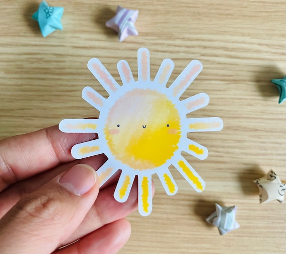 Vinyl Sticker: Sunshine Smile Vinyl Sticker: Sunshine Smile