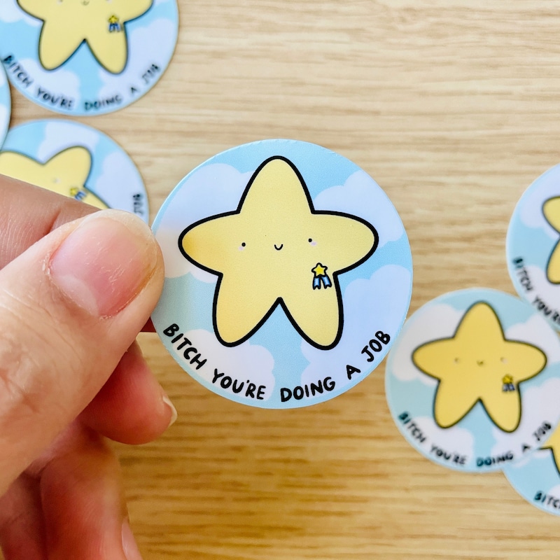 Good Job Stickers - Etsy