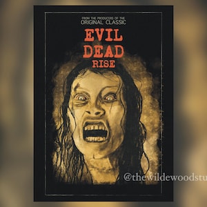 Evil Dead Rise - Art print - Movie Poster - Home Decor - Alternative - Horror