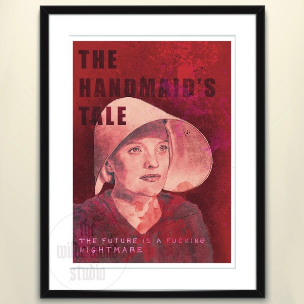 June Osborne - Offred - The Handmaids Tale - Dystopian - Alternative Poster