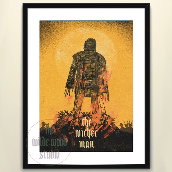 The Wicker Man - Folk Horror - Alternative Move Poster