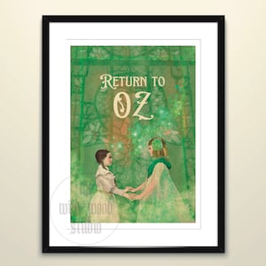 Return to Oz - Unique Art print - Alternative Movie Poster - Home Decor