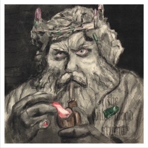 The Nome King - Return to Oz - Square print - Movie - Alternative - 80’s