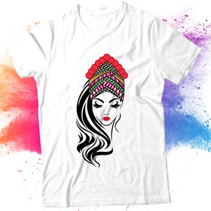 Hmong Unisex T-shirt Girl Wearing Red Hat Customize Gift