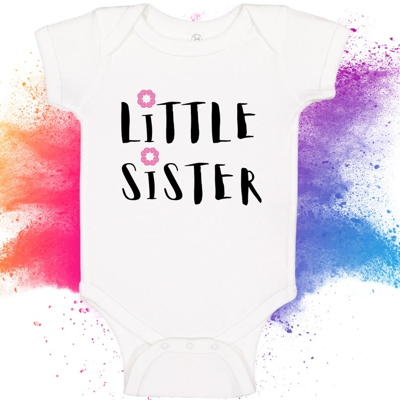 Hmong Onesie Little Sister Gift Bodysuit For Baby Girl