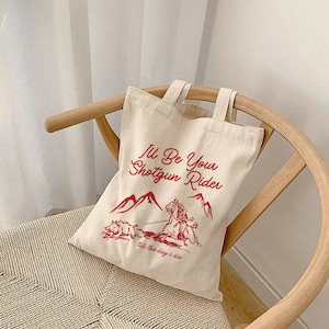 Cowboy Carter Seré tu bolso de mano jinete de escopeta, bolso de hombro lírico de Beyonce, bolso de música de moda, bolso de libros de la escuela country occidental