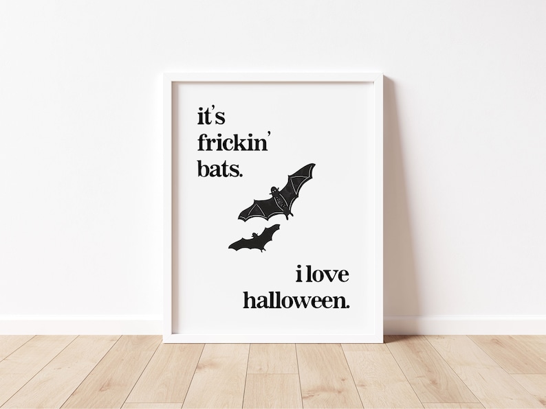 Funny Halloween Art Print Funny Halloween Vine Frickin Etsy