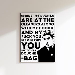 The Social Network Quote Printable Poster, Trendy Digital Movie Wall Art, Dorm Room Gallery Wall Decor, Andrew Garfield Monologue