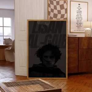 Dune Lisan Al-Gaib Trendy Printable Art Print, Paul Atriedes, Timothee Chalamet, Aesthetic Dark Movie Poster Home Decor Gallery Wall Designs