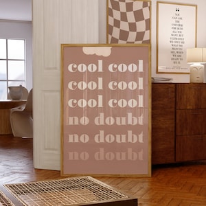 Brooklyn 99 TV-Show Zitat druckbare Kunst, Cool Cool Cool, kein Zweifel kein Zweifel kein Zweifel, Jake Peralta lustig trendiger Digitaldruck, Andy Samberg