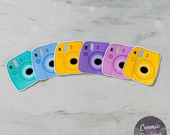 Instant Camera | Waterproof Sticker | Cute Sticker For - Laptops, Water Bottles, Cars, etc.
