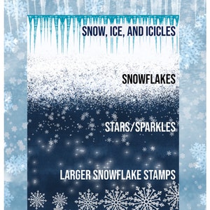 Procreate Winter and Christmas Brushes, Nature Brushes and Christmas Stamps for Procreate image 2