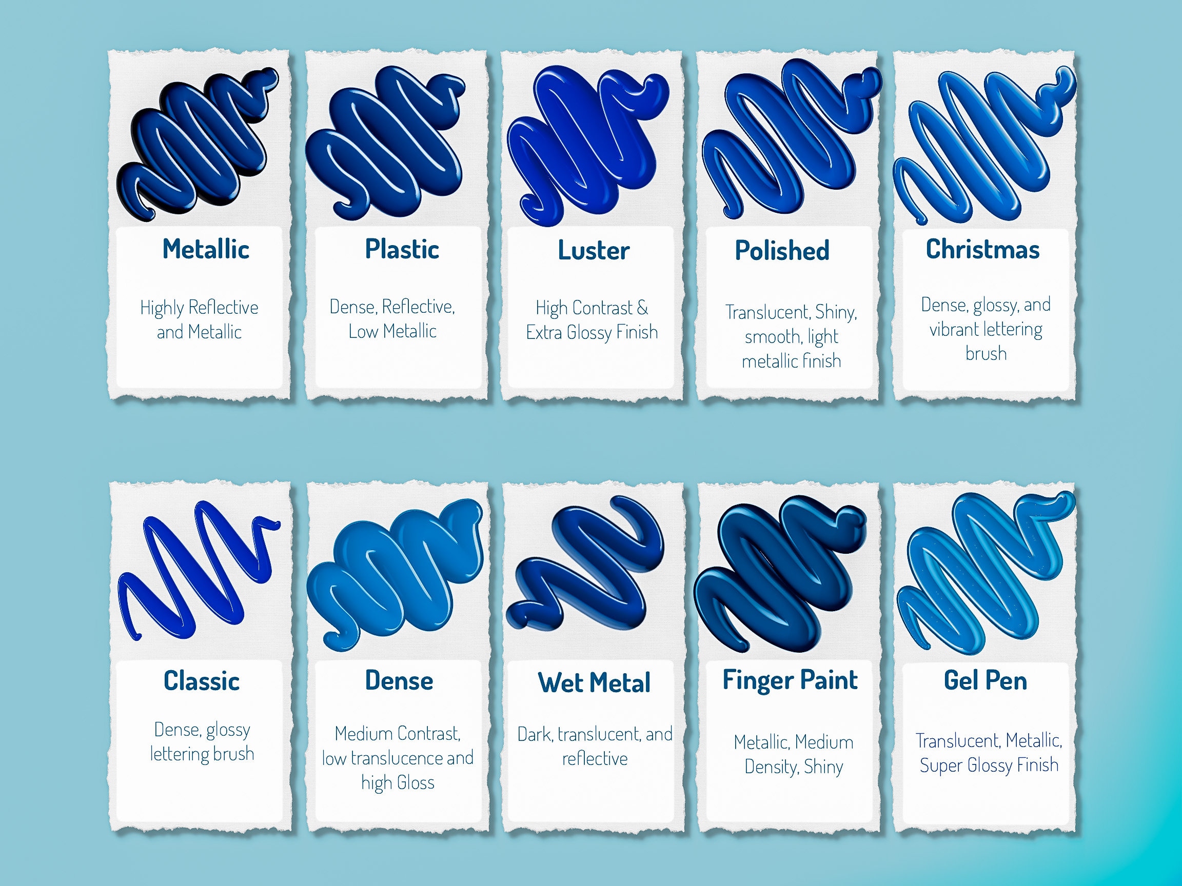 15 Glossy Wet Paint Procreate Brushes 3D Acrylic Procreate Etsy