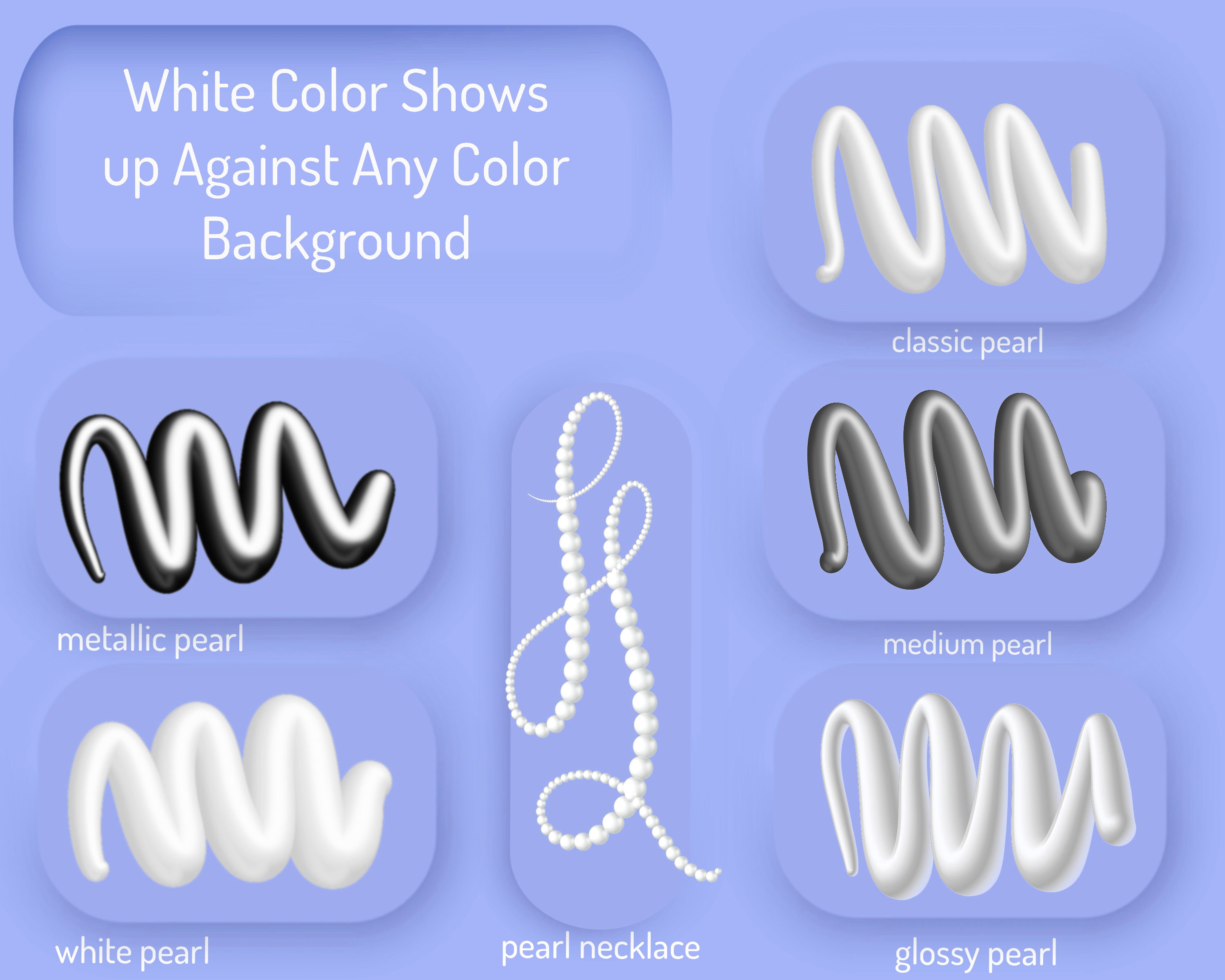 5 Procreate Pearl Brushes Realistic Procreate Pearl Necklace Etsy