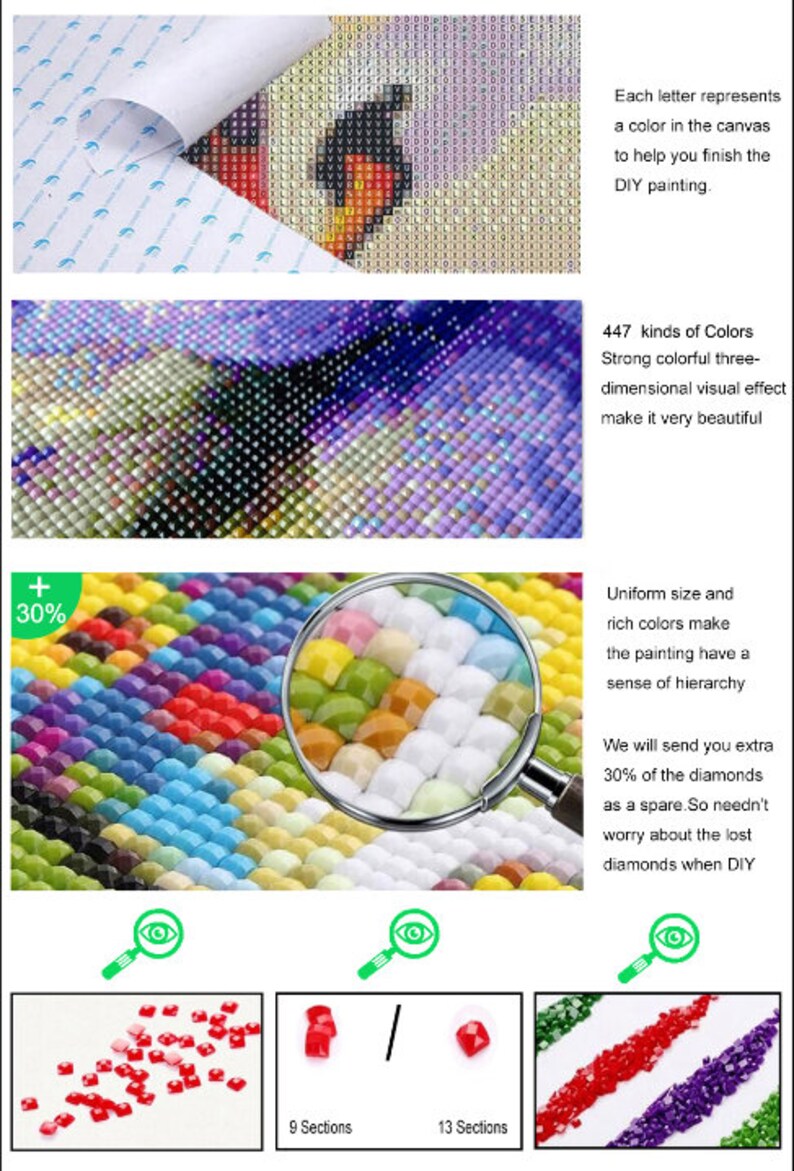 5D DIY diamond painting kit Beautiful waterfall diamond embroidery home decoration mosaic pattern cartoon wall painting