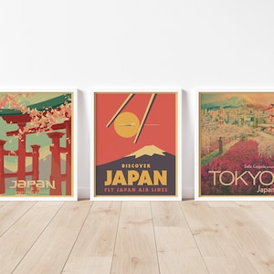 Japan - Tokyo - Retro Travel Posters | Vintage Art