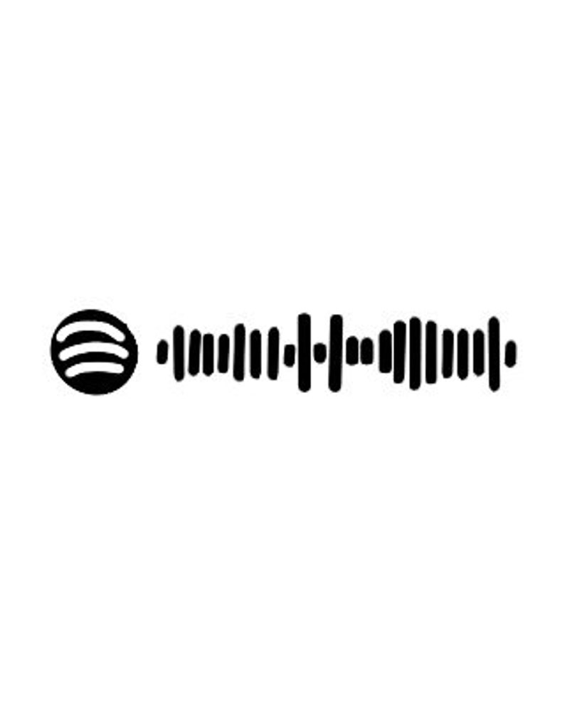 Customizable Scannable Spotify Code sticker spotify