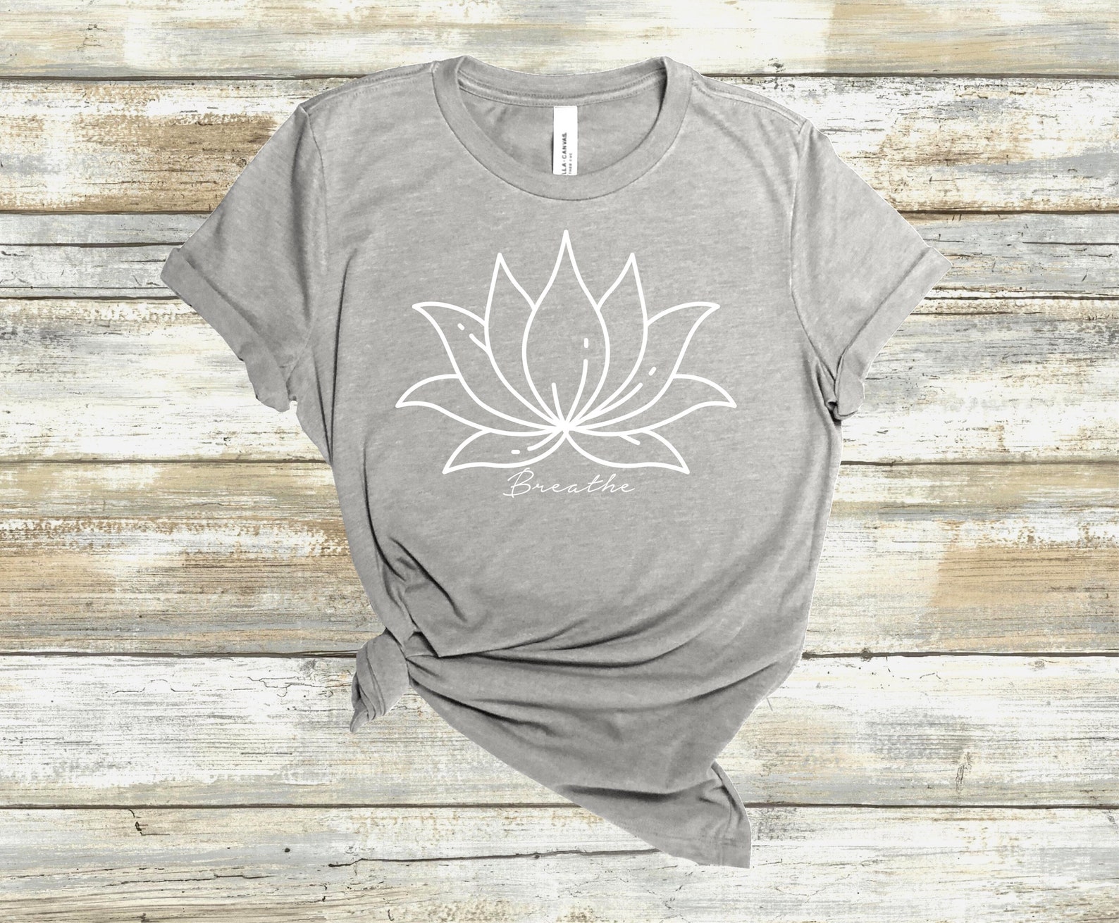 Lotus flower t-shirt breathe tshirt lotus shirt lotus | Etsy