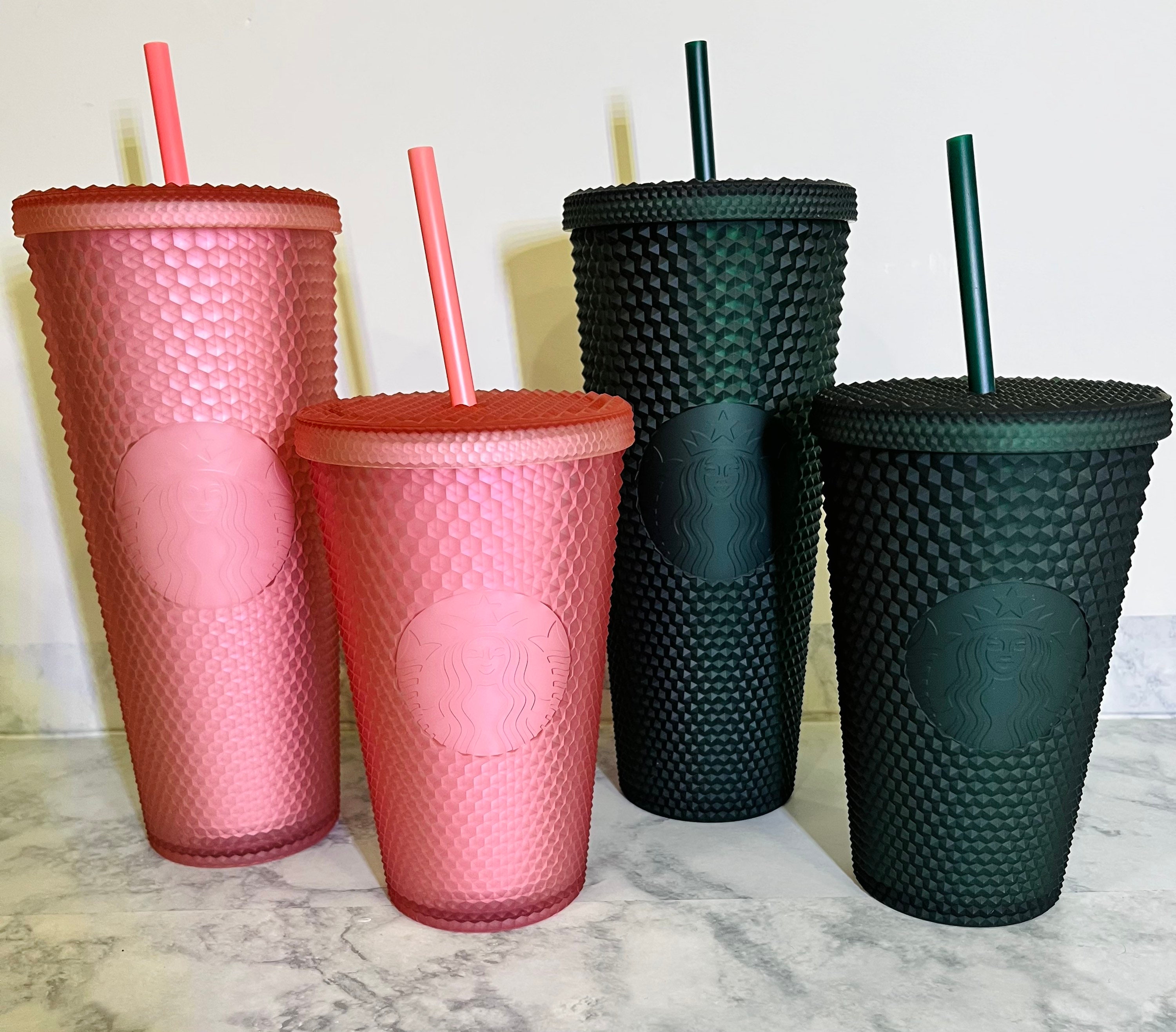 Get Starbucks Summer 2023 Limited Edition Hot Pink Studded Tumbler 24 ounce  Delivered