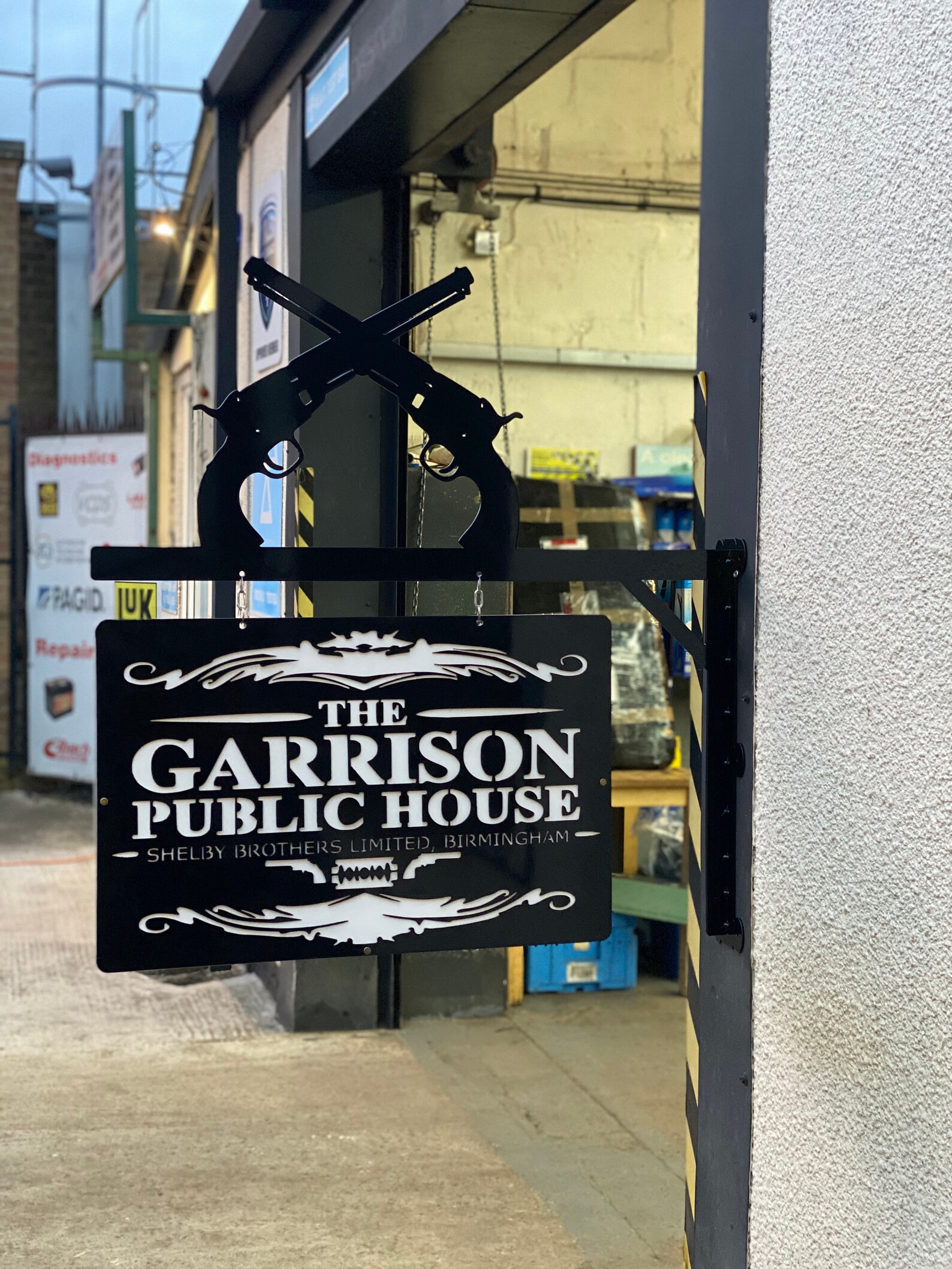 Peaky Blinders Garrison Pub sign 680mm | Etsy