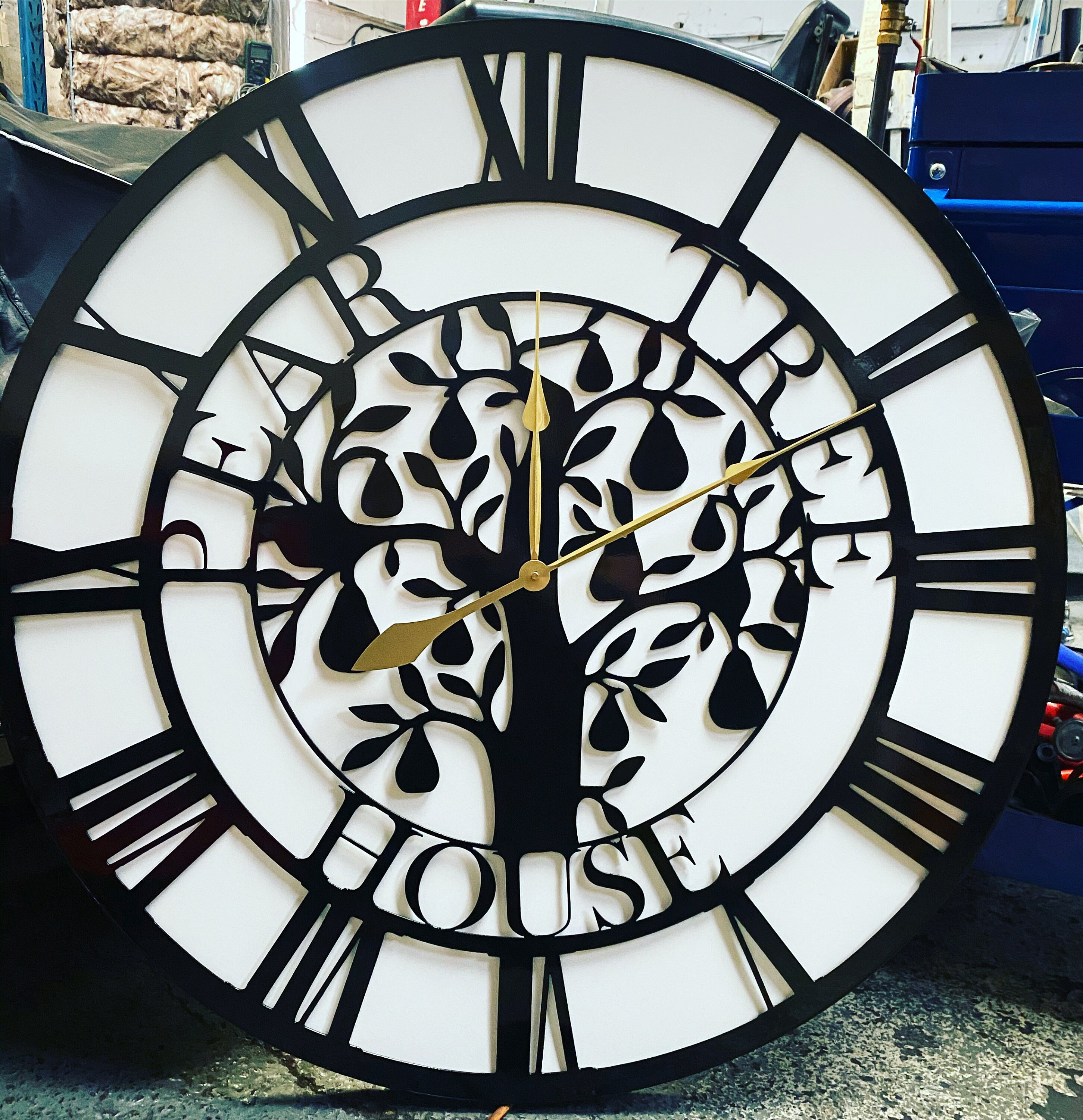 Custom designed wall clocks outdoor indoor Etsy