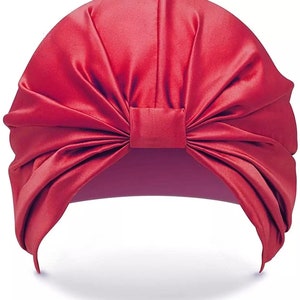 Adult Real Silk Bonnet/ Silk Turban/ Silk Night Sleep Cap