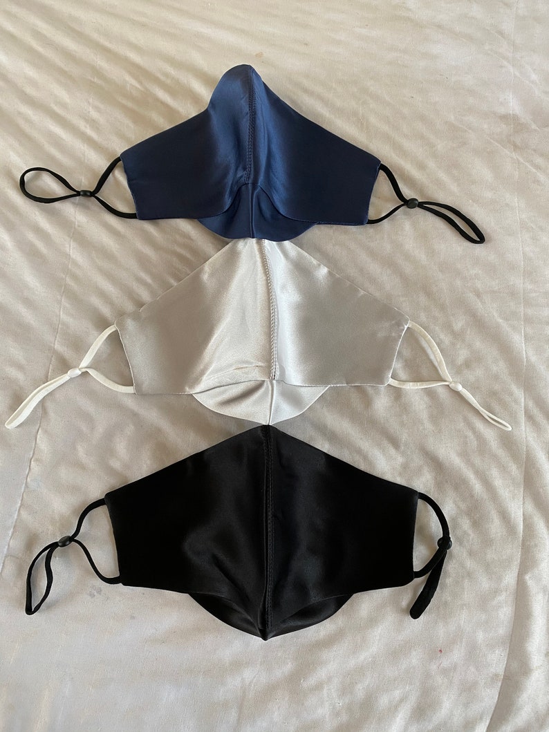 Mulberry Silk Face Mask Made in UK With Nose Wire and Etsy UK