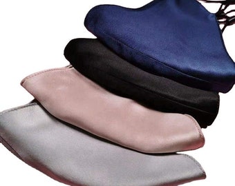 Mulberry Silk luxury  Soft Two Layer Breathable Reversible Face Mask