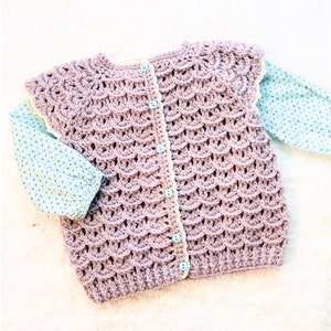 Chalequito a crochet para niña on sale
