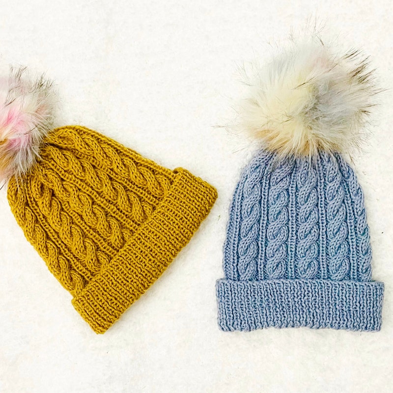 Knit Beanie Pattern Etsy