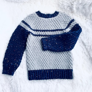 Digital PDF Crochet Pattern: Alpine Forest Sweater Pattern Kids, Boys and Girls Alpine Pullover with Video Tutorial by Crochet for Baby image 8