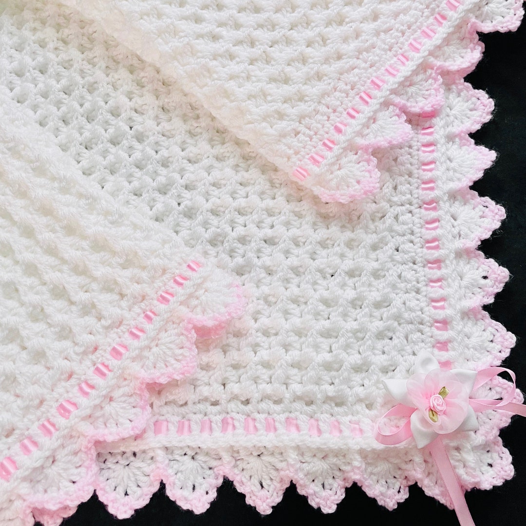 Mantillas Mantas Tejidas A Crochet Para Bebes Mantas Bebé