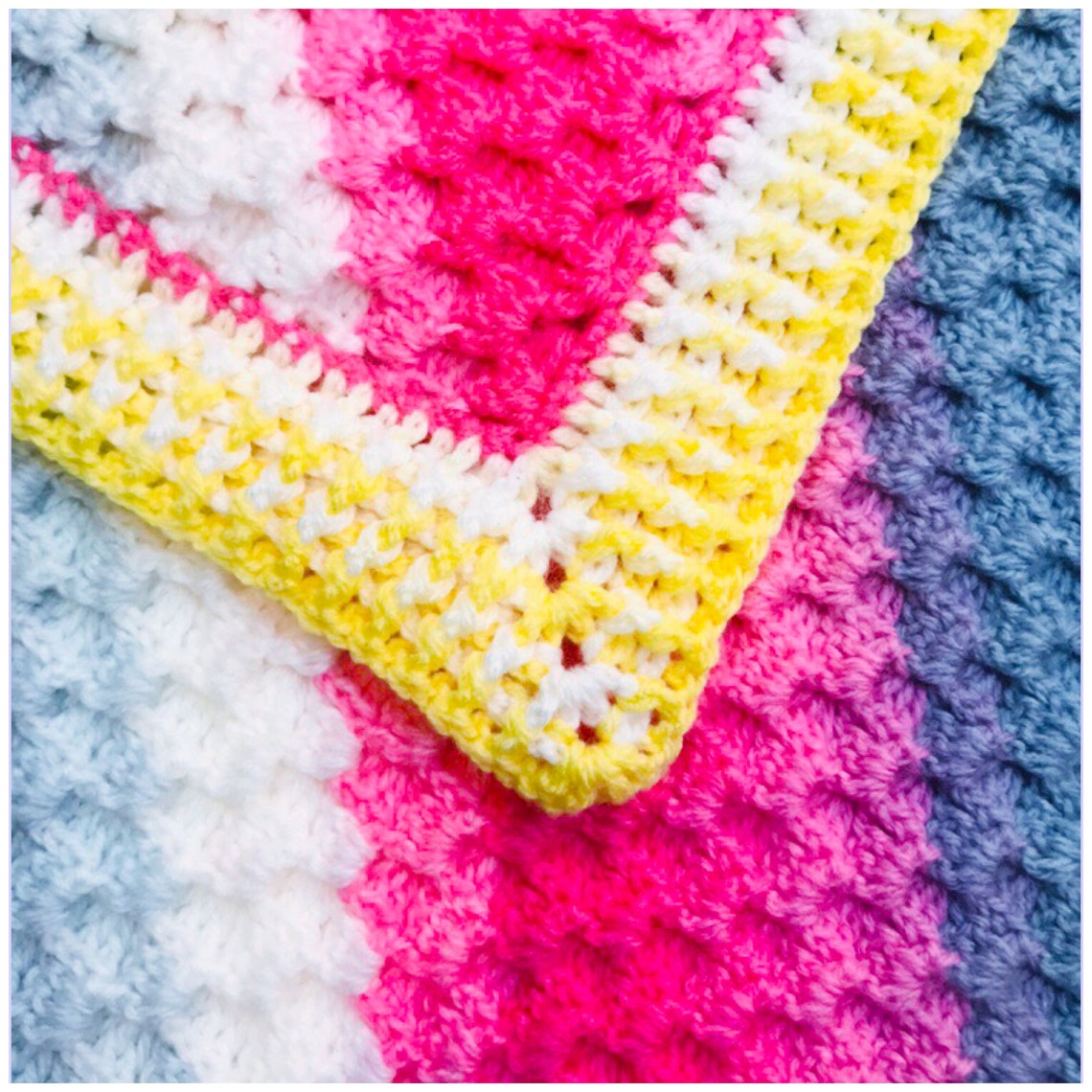 Digital PDF Crochet Pattern Crystal Waves c2c Crochet Baby Etsy
