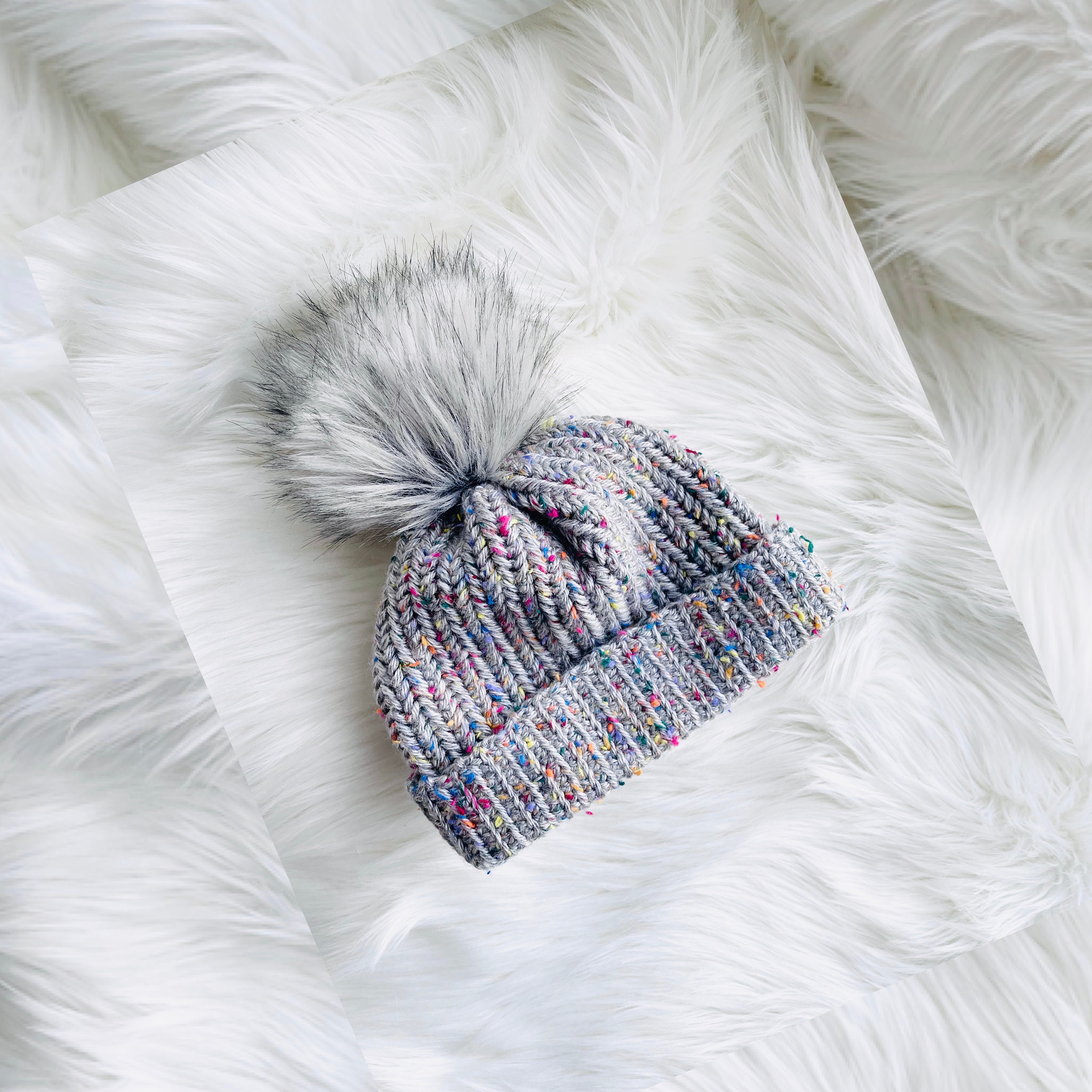 Digital PDF Crochet Pattern: Easy Herringbone Stitch Adult Hat Pattern ...