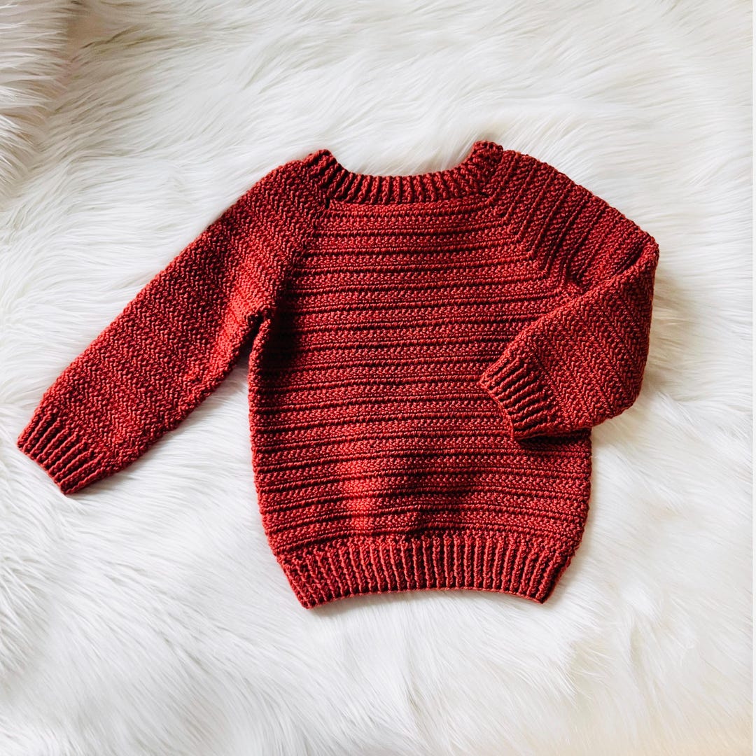 Little Rascal Sweater Pattern Little Robin Herringbone Sweater, Jersey, Jumper PDF Basic Pattern for ...