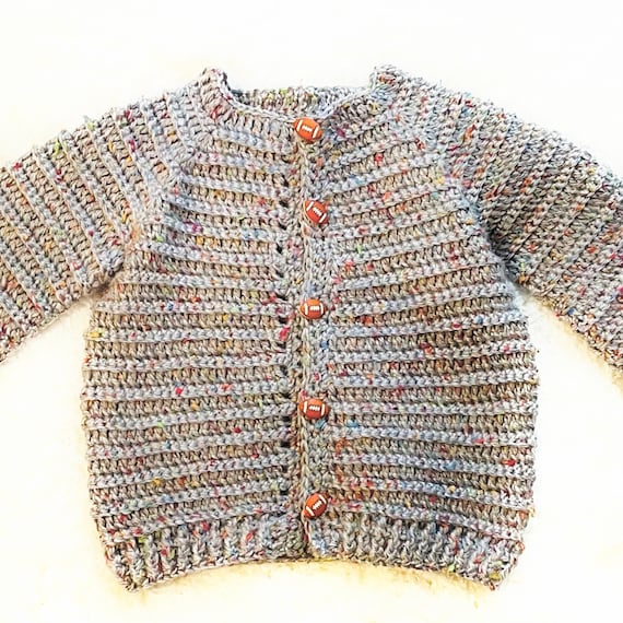 Digital PDF Crochet Pattern: Easy Crochet Cardigan Sweater for Boys and  Girls With Follow Along Video Tutorial, Crochet for Baby Patterns -   Israel