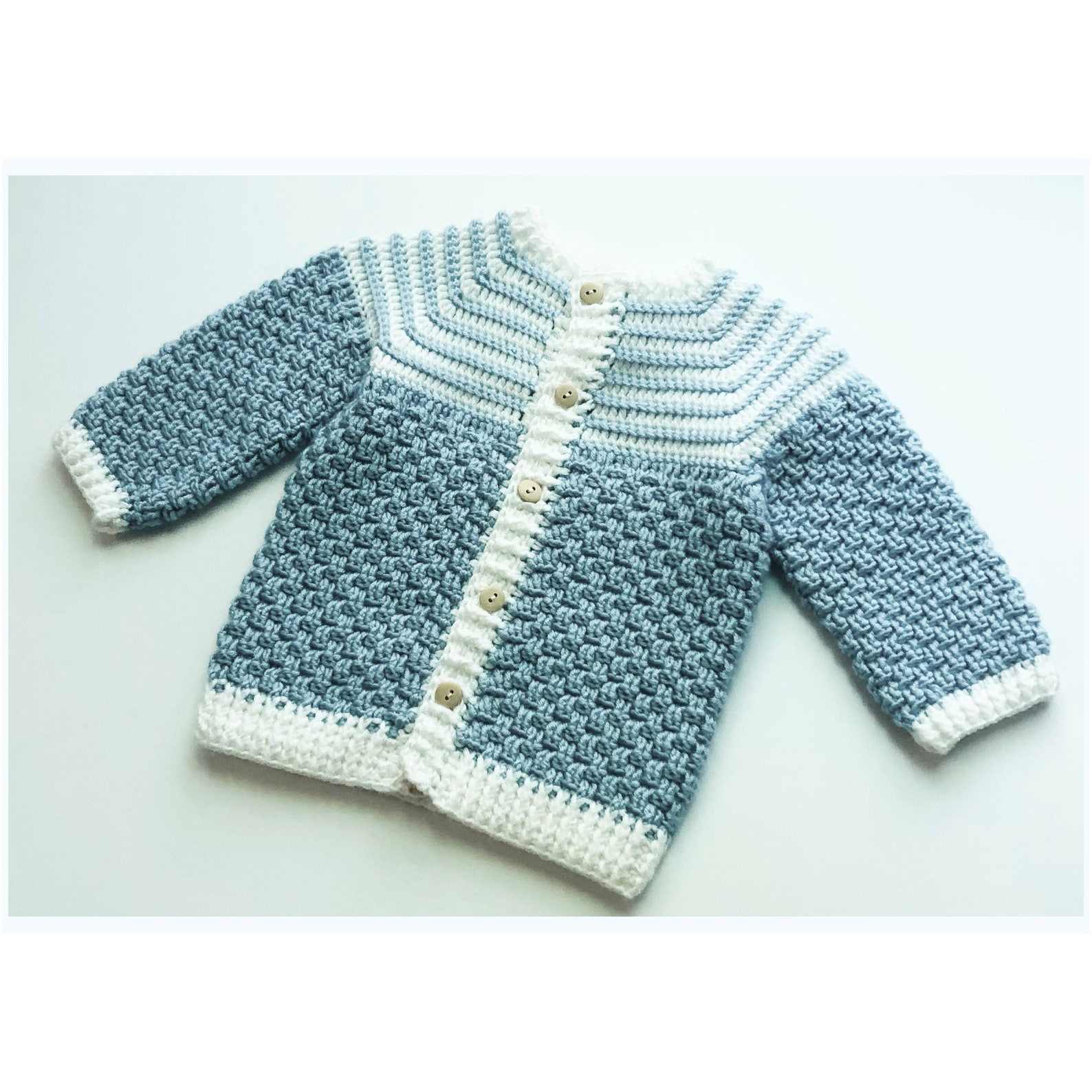 Digital PDF Crochet Pattern: Crochet Cardigan Sweater for Boys - Etsy
