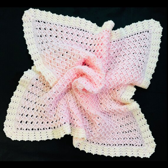 Digital PDF Crochet Pattern Crochet Baby Blanket With 3D Crochet Fan Stitch and Beautiful Crochet Border video Tutorial Crochet for Baby Etsy Canada