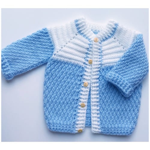 Digital PDF Crochet Pattern: Crochet Baby Jacket With Matching - Etsy