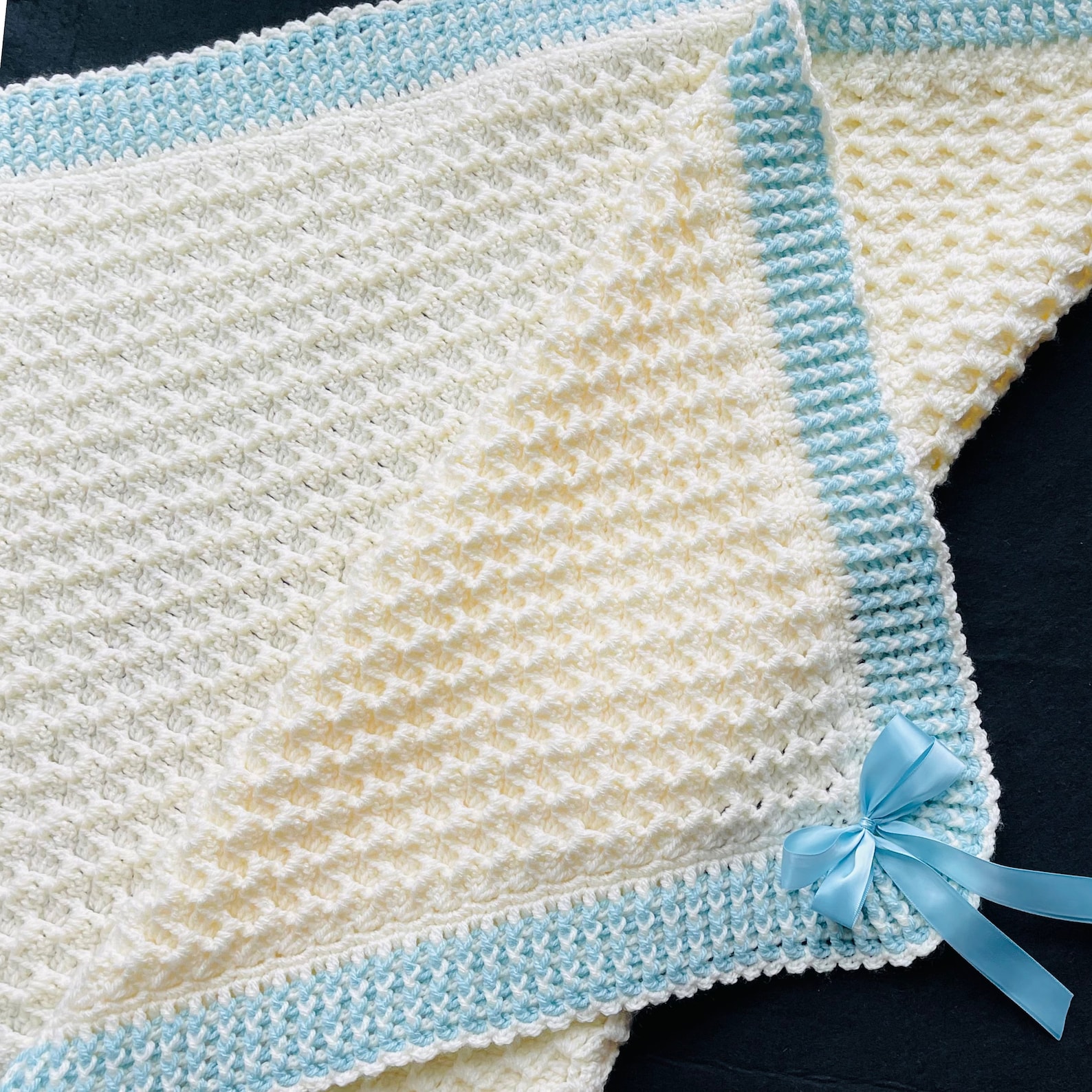 Digital PDF Crochet Pattern Crystal Waves Crochet Stitch Baby Etsy