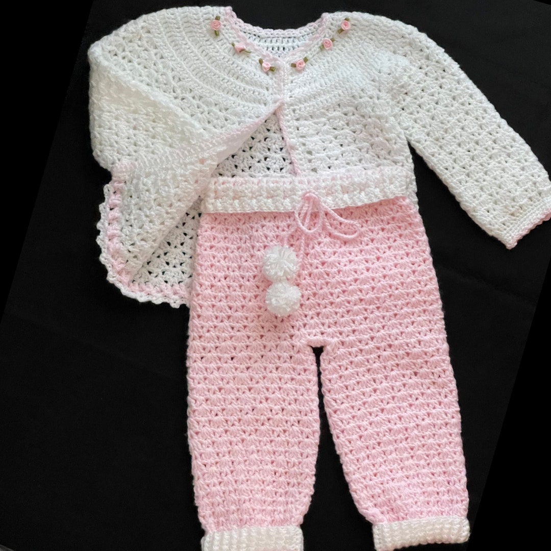 Digital PDF Crochet Pattern Crochet Baby Pants Leggings or Crochet Trousers With Follow Along Video Tutorial Crochet for Baby Patterns Etsy