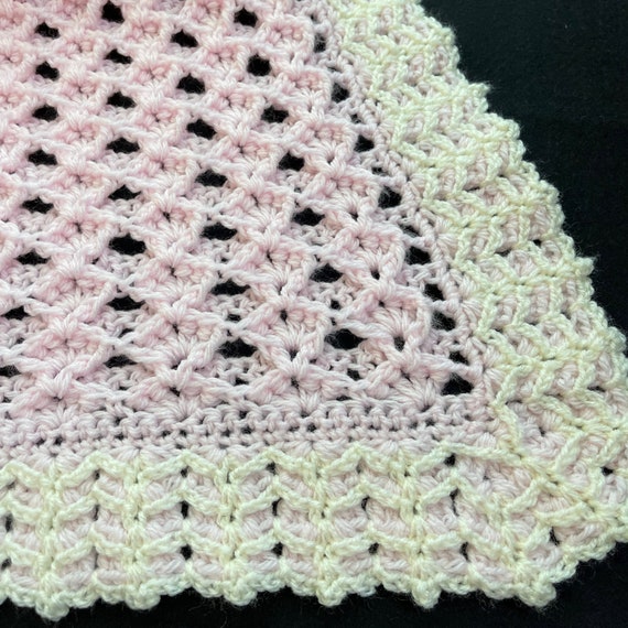Digital PDF Crochet Pattern Crochet Baby Blanket With 3D Crochet Fan Stitch and Beautiful Crochet Border video Tutorial Crochet for Baby Etsy Canada