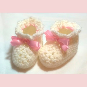 Digital PDF Crochet Pattern: Lacy Crochet Baby Shoes or Easy Crochet Booties with Video Tutorial By Crochet for Baby Patterns
