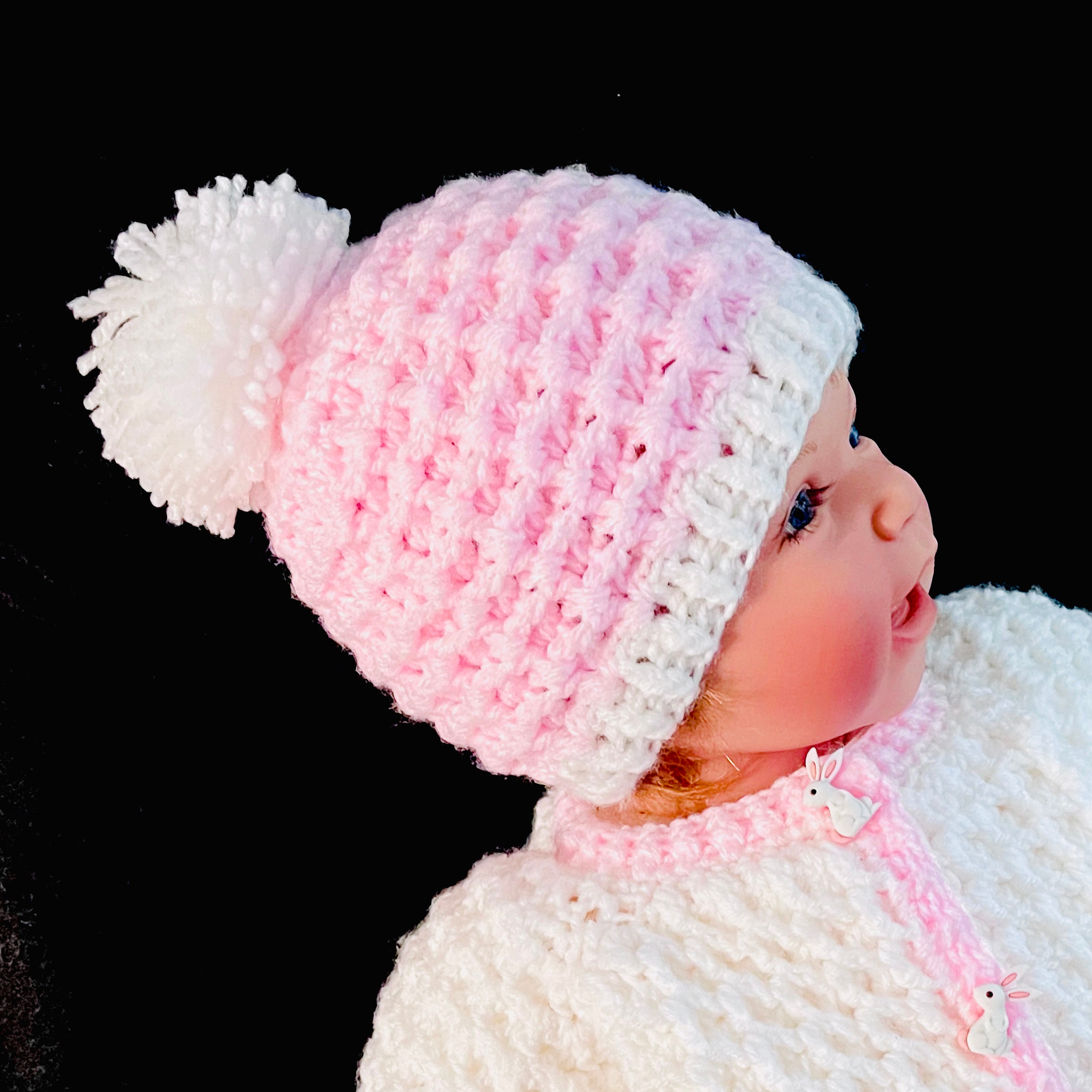 Digital PDF Crochet Pattern: Easy Crochet Baby Hat Pattern for Boys and ...
