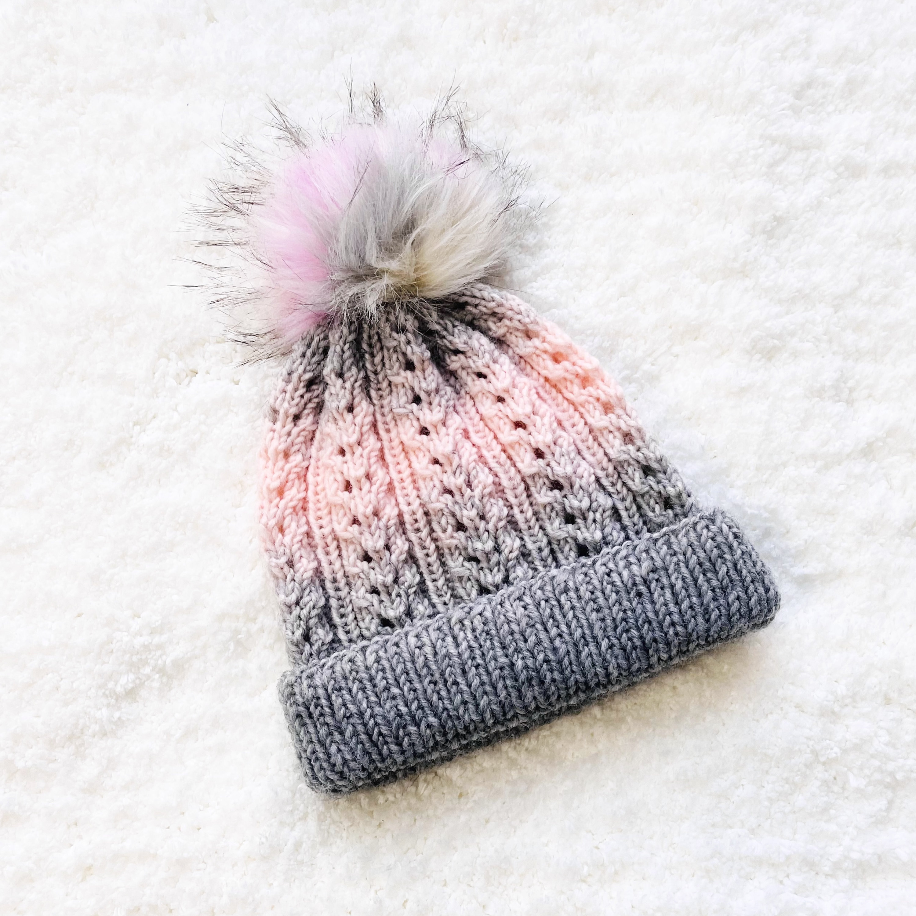 帽子 Y.A.R.N Knit Hat Striped Sentro Knitting Machine Beanie (Reversible!) - YouTube