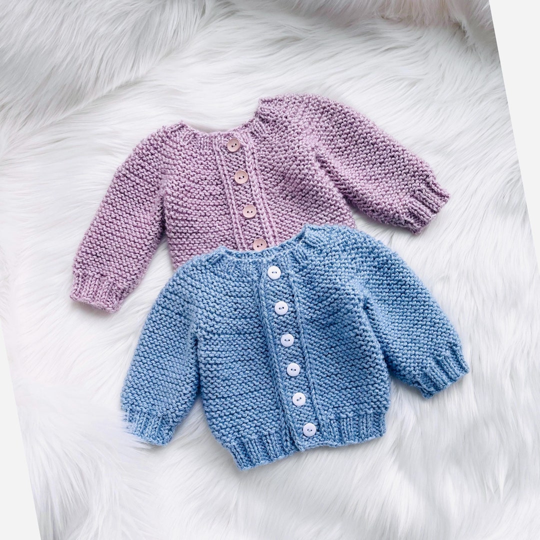 Cardigan Pantaloncini Neonato Ai Ferri Misure Cardigan Calendula