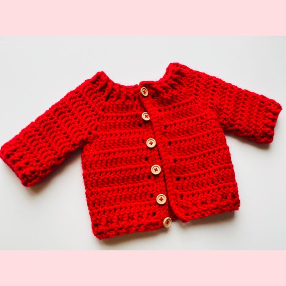 Crochet baby cheap sweater tutorial
