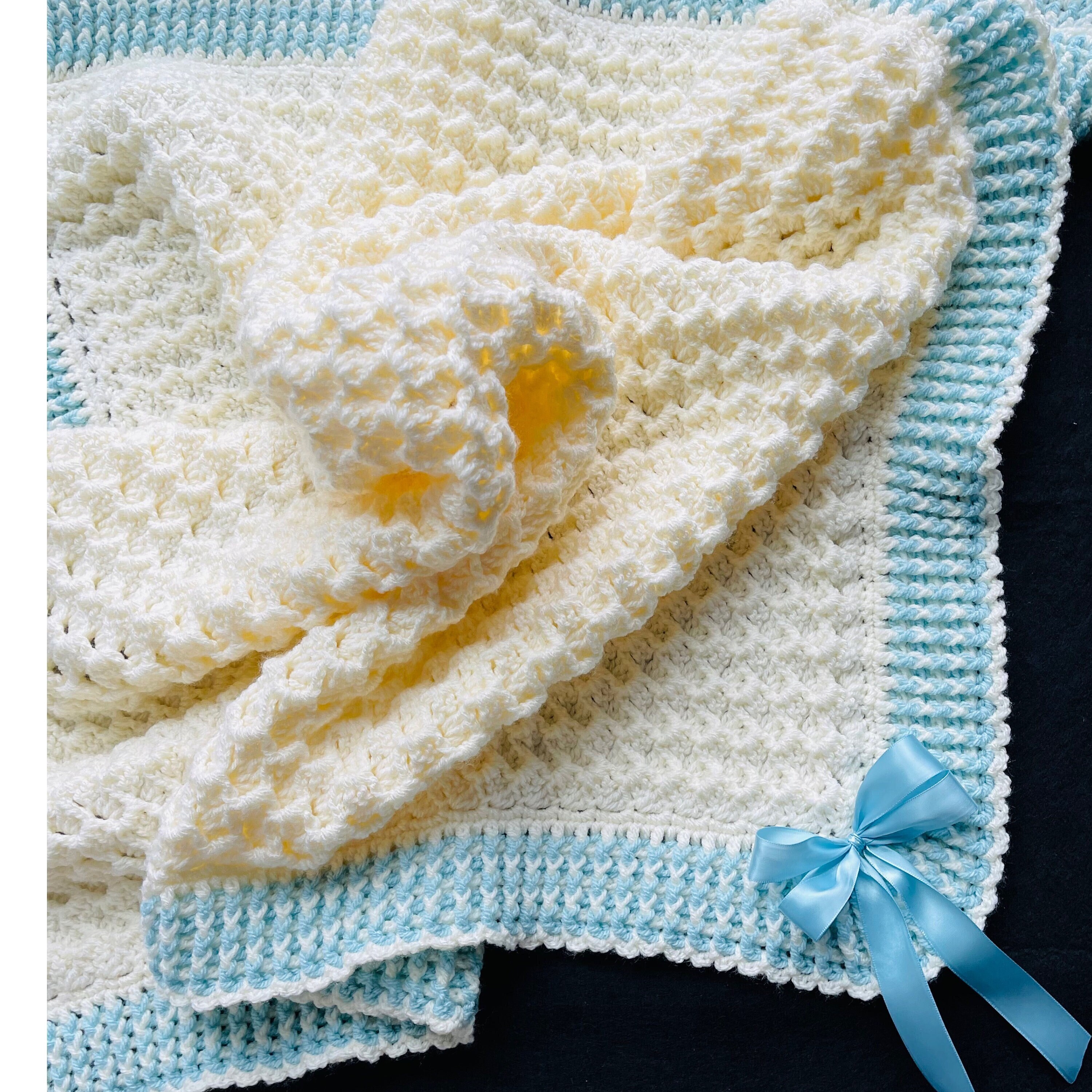 Crystal Waves Afghan Etsy