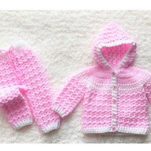 Digital PDF Crochet Pattern: Easy Crochet Hooded Cardigan Sweater, Coat ...