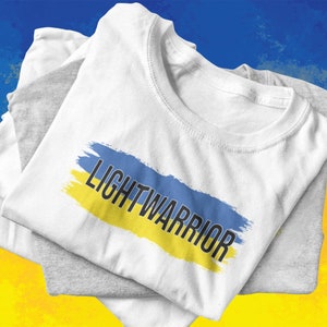 Ukrainian Light-Warrior | Short-sleeve unisex t-shirt | Support Ukraine T-Shirt, Ukrainian Flag Shirt
